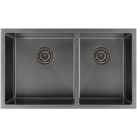 Sifone Lavello Cucina 2 Vie Salva Spazio A Scatola Con Scarico Lavatrice/lavastoviglie Mod. New - Foto 2