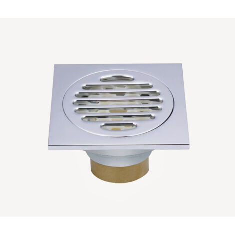 Scarico A Pavimento Per Doccia - Griglia Rimovibile In Ottone Dorato, Antinsetto - Foto 7