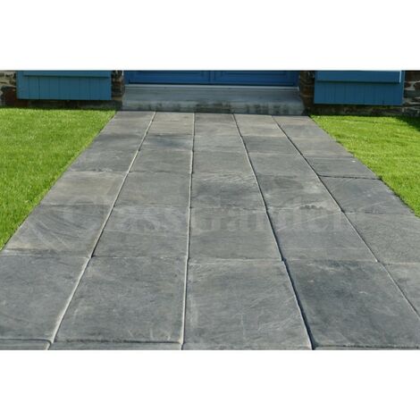 Schieferpflaster Patina 50 cm - Pack 28 Stück - 3,50 m²