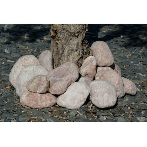 Große ROT Kiesel 100200 Pack 5 Kieselsteine