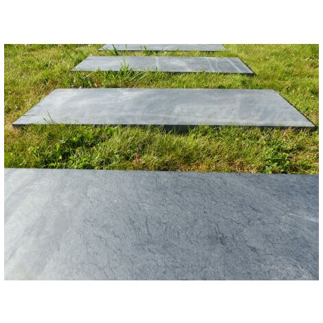 Gesägte Fliese Trittplatte Rect 80x30