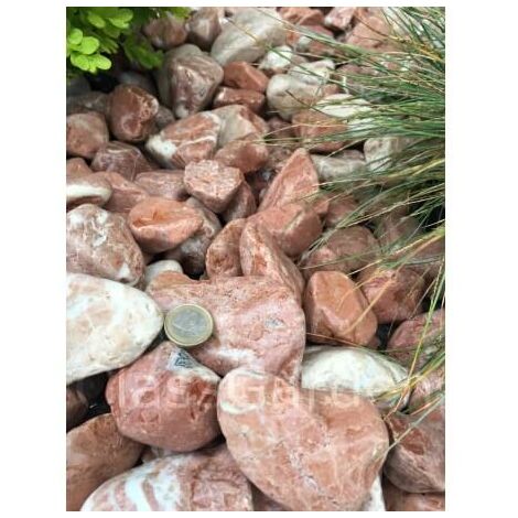Kieselstein Rot 40-60 - Sack 20 Kg