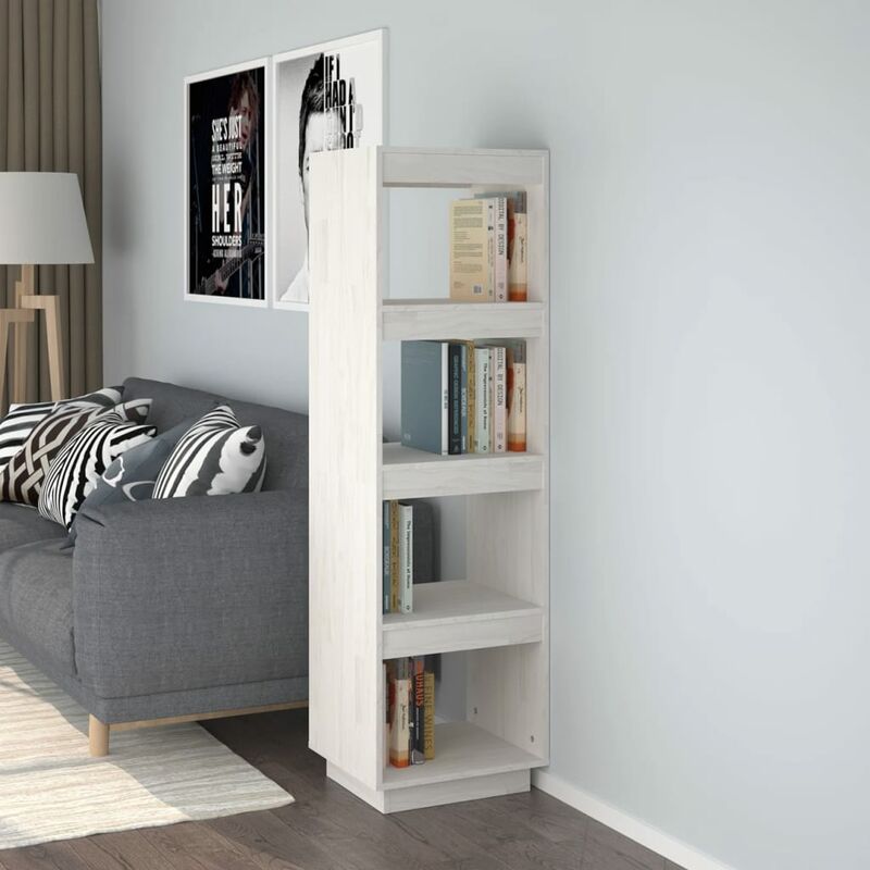 VidaXL Libreria/Divisorio Bianco 100x24x94 cm