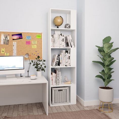 YOUTHUP Libreria/Divisorio Bianco 45x24x159 cm in Truciolato