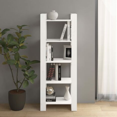 YOUTHUP Libreria/Divisorio Bianco 60x35x160 cm Legno Massello