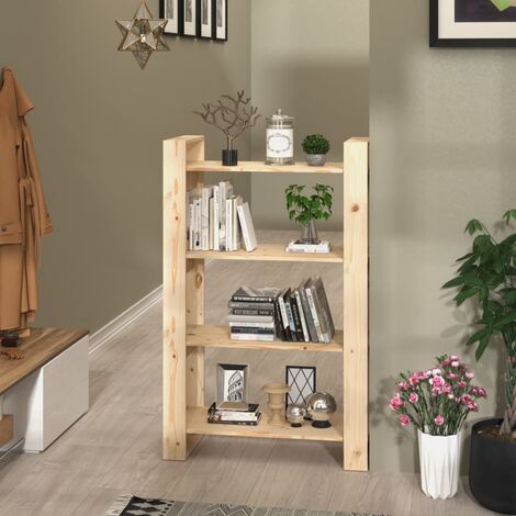 YOUTHUP Libreria/Divisorio 80x35x125 cm in Legno Massello di Pino