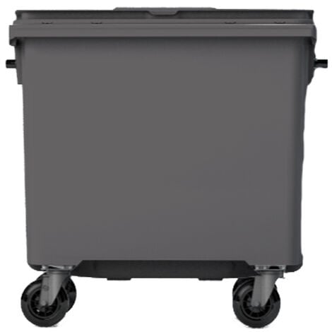 Contenedor de reciclaje gris 1000L