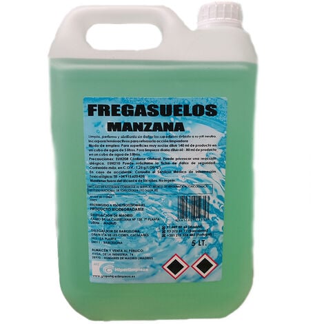 5L - Fregasuelos perfumado - Fragancia Manzana.