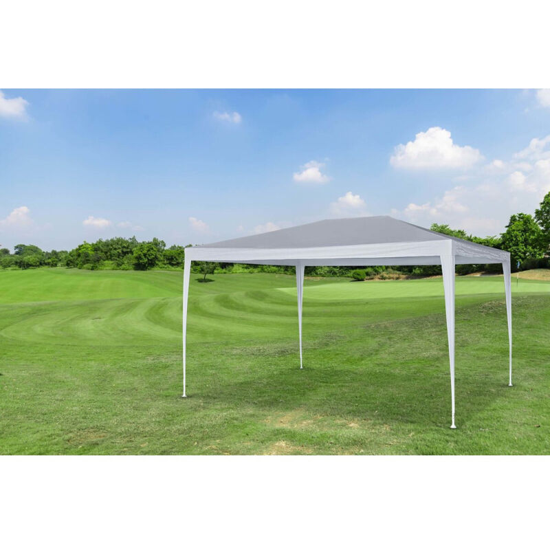 Gazebo Da Giardino WOLTU 3x6m Pieghevole - Impermeabile Con Pareti Laterali, Protezione UV E Custodia, Beige - Foto 8