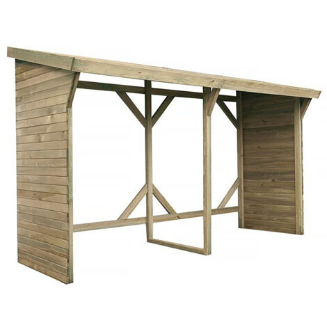 Capannone per legna da ardere - 2,5 m² - 2,78 x 0,90 x 1,85 m- 5 sterline