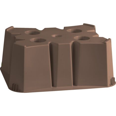 Base per serbatoio per recupero acqua da 500 L - 75 x 60 x 30 cm - Grigio talpa