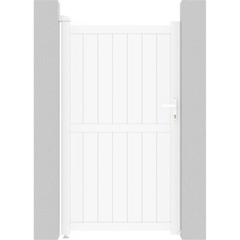 Cancello in alluminio "Lola" - 101.2 x 180.9 cm - Bianco