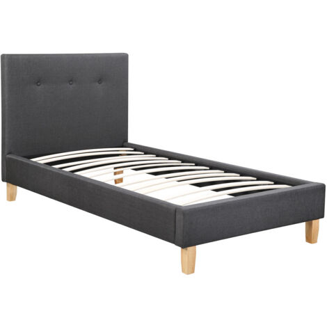 Letto "Elise"-90 x190cm -Grigio (1/3)