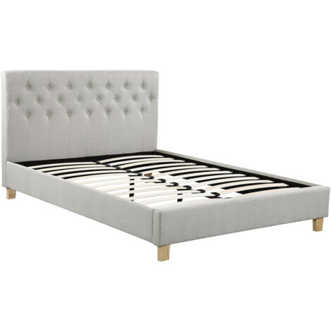 Letto "Emmy" - 140 x 190 cm - Beige (1/3)