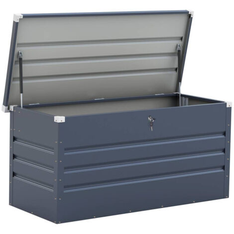Contenitore da giardino "Store" - 680 L - 165 x 69 x 60 cm - Grigio