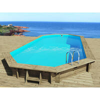 Piscina in legno Sevilla - 8,57 x 4,57 x 1,45 m