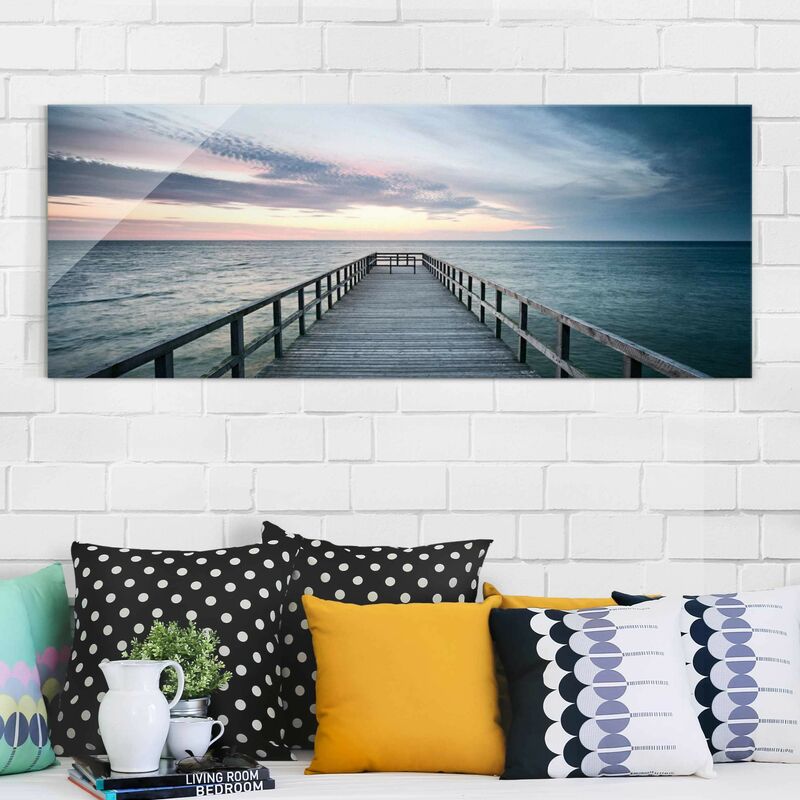 murando Impression sur toile intissee 100x50 cm 5 pieces tableau tableaux  decoration murale photo image artistique photographie graphique Montagne