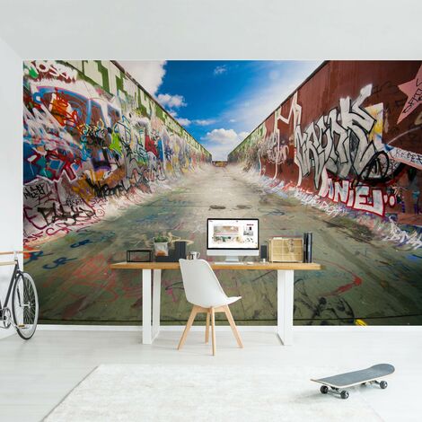 eBay 3D Restaurant Rue 2 Photo Papier Peint en Autocollant Murale Plafond Chambre Art 