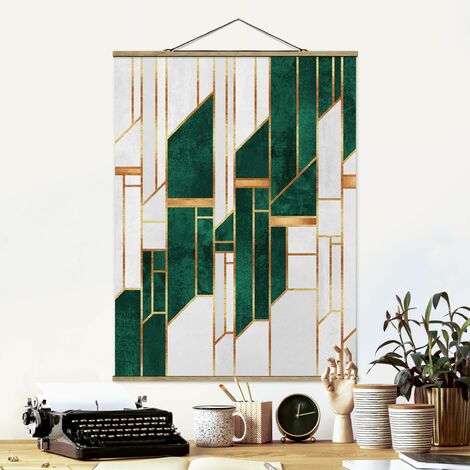 Aloya - Tableau Bois Mural - Triptique - Double face & accessoires