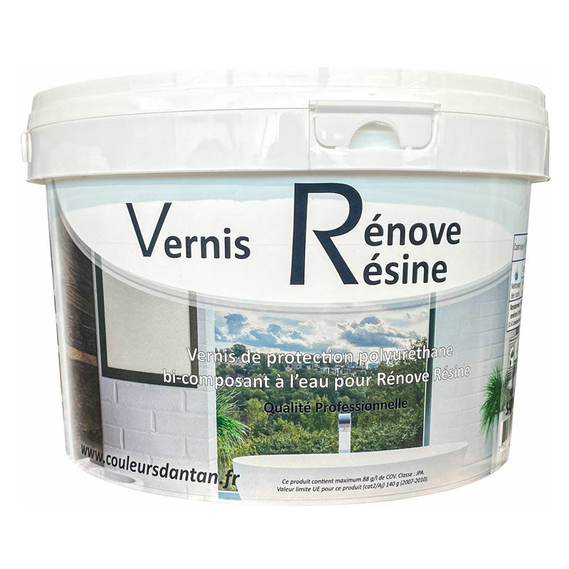 Résine colorée multisupport Renove Resine - Blanc - 0.5L - Idéale carrelage,  baignoire, évier, mélaminé, bois, métal