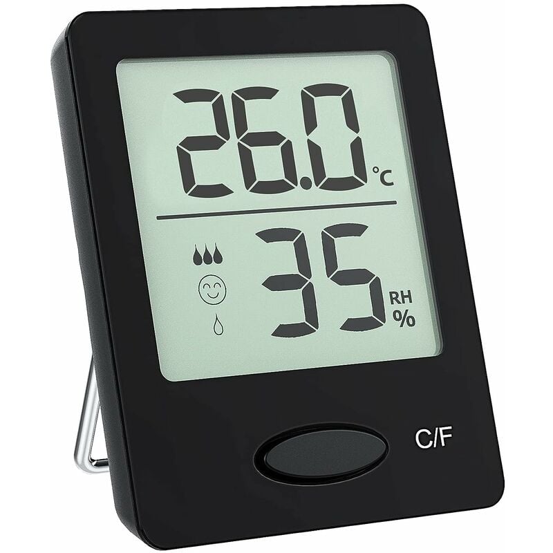 Brifit Thermomètre Hygromètre Intérieur Bluetooth Mini 1PC modèle 1 Blanc