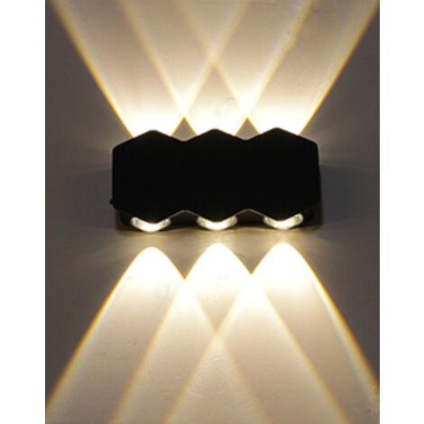 6w LED Mur extérieur éclairage blanc murale éclairage mural extérieur hoflampe Lampe Luminaire 