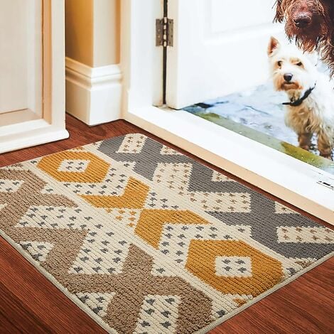 Tapis Mat Chambre Maison Antidérapant Absorbant Carpet Souple Paillasson 30*50cm