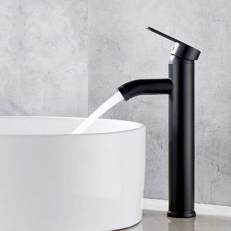 lavabo évier mitigeur robinet cuisine salle de bain robinets simple levier noir