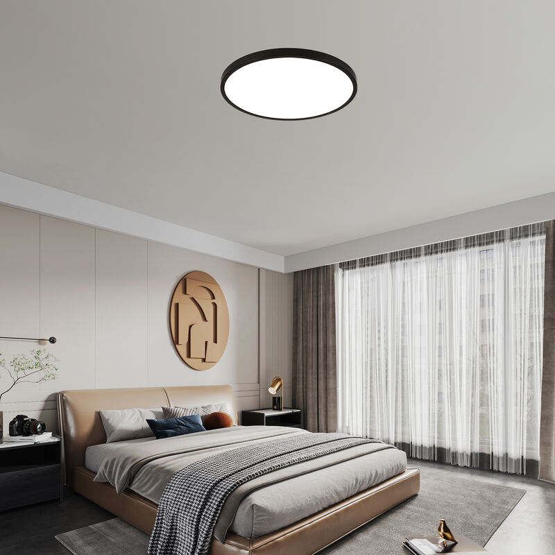 Plafonnier LED lampe de plafond pour salle à manger chambre luminaire  feuille géométrique simple moderne à 3 modèles