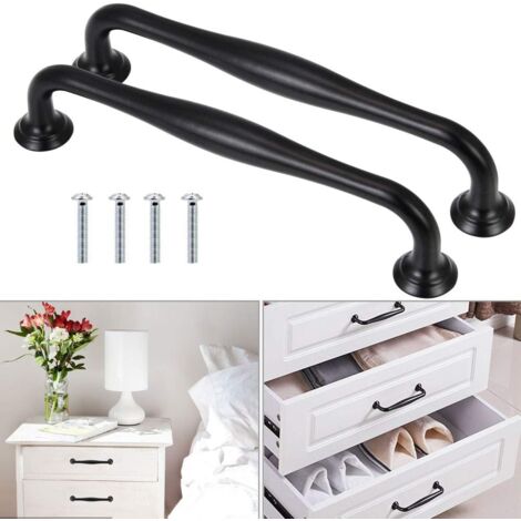 Lot de 20 Poignee de Meuble Cuisine Distance de Trous 128MM Poignées de Porte d'Armoire avec Vis (1/5)