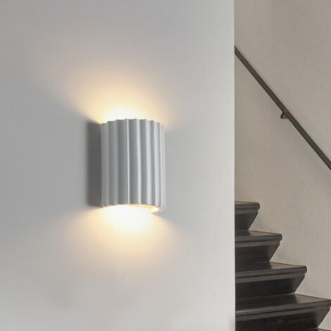 Applique murale Tube up/down, noir