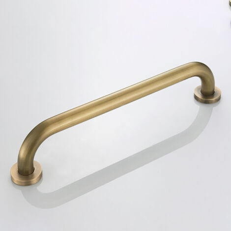 40CM Barre d'Appui Salle de Bain en Laiton Massif Poignée de Baignoire Equilibrée Antichute Support de Sécurité Antidérapant (1/4)