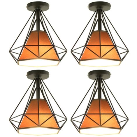 Suspension Luminaire Moderne Abat-Jour Papier Origami - Lustre Plafonnier Chambre Salon