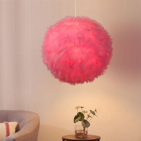 Lampe De Table Moderne à Plumes – Abat-jour Décoratif, LED, 26x10cm, Pour Bureau/chambre