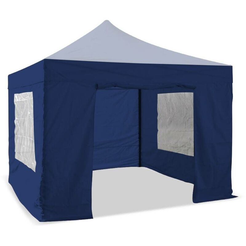 BuxiuGK Lot De 4 Sacs De Sable Pour Pavillon Avec Velcro - 20x50cm Noir