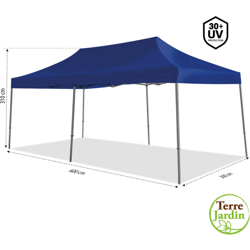 Connecteur Pour Tonnelle Pliante 3x3m - Relie Deux Tonnelles Pour Agrandir L'Espace Ombragé - Acier