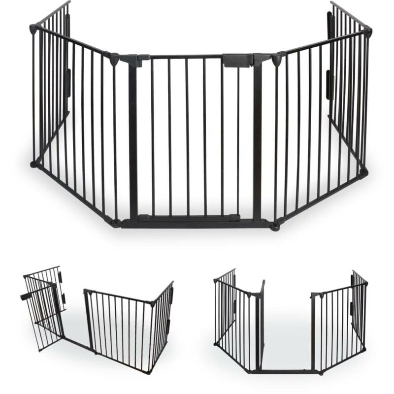 Barrière de sécurité enfant 5 panneaux barrière escalier - Ciel & terre