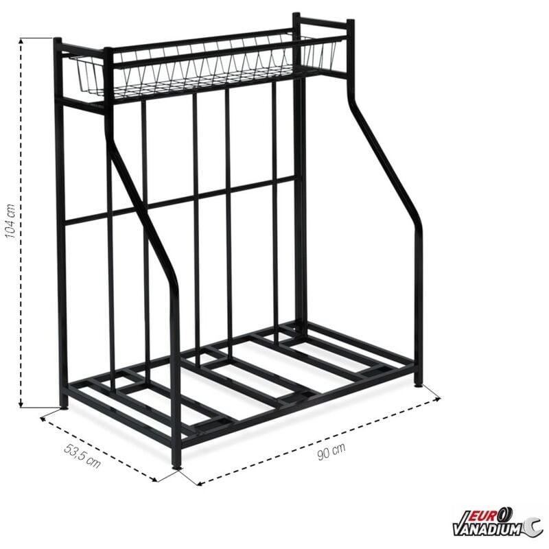 Râtelier pour le stationnement de vélos - 10 à 14 emplacements - Velostand  VISO