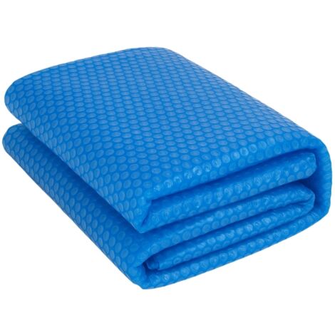 Bâche à bulles piscine rectangulaire - 400 microns, protection anti-UV, conserve la chaleur - 2 x 4 - Bleu