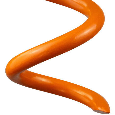 Lot de 50 piquets d'ancrage au sol en spirale anti-rouille galvanisés en acier - Longueur