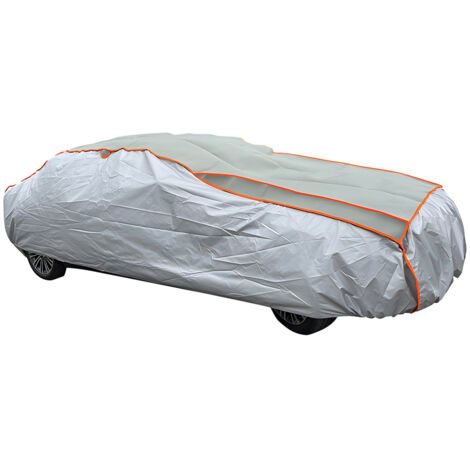 Bâche de protection pour voiture anti-grêle - 480 x 177 x 119 - Gris