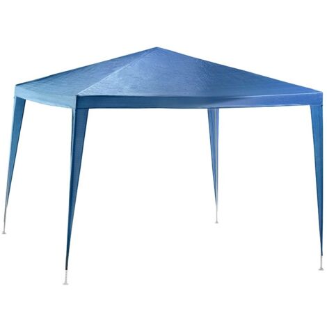Terre Jardin – Tonnelle de jardin 3x3 m en acier – Bâche imperméable 110 g/m² – Abri extérieur sans murs – Hauteur 2 m – Surface 9 m²