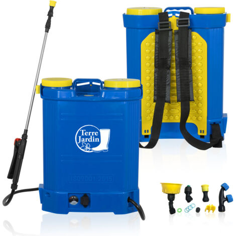 [PRODUIT D’OCCASION] TERRE JARDIN -  pulvérisateur électrique reconditionné 16L 12V - 4,5 bars - autonomie 4h