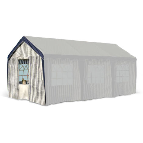 Terre Jardin – Mur porte tente de réception 3 x 2,8 m – Mur en polyéthylène pour protection – Dimensions 3m de large et 2,8m de haut – Fixation par scratchs