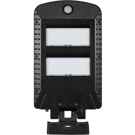 Terre Jardin – Lampadaire d'extérieur solaire 1000 lumens – Éclairage blanc froid – Détecteur de mouvement – Zone d'éclairage 90 m² – IP44