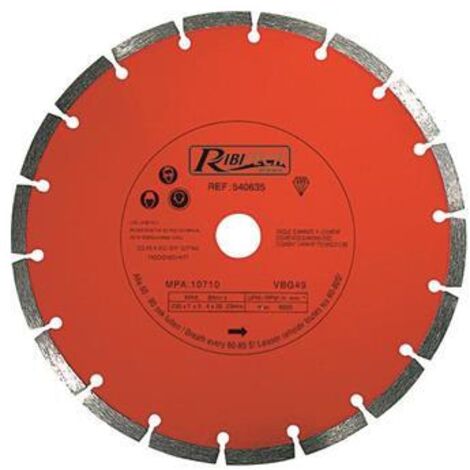 Disque diamant segmenté à l'unité 230 mm SIZE/COLOR (1/6)