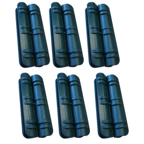 Terre Jardin – Lot de 6 kits de jonction pour serre à tomates – Raccords doubles en plastique – Ø 1.1 cm pour agrandissement espace de culture