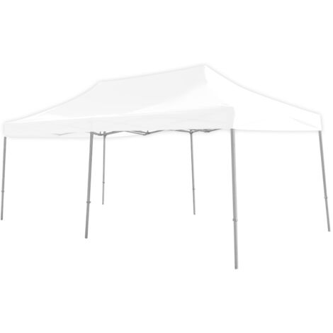 Toit de rechange pour tonnelle pliante 3 x 6 professionnelle -  - Blanc