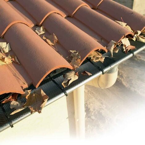 Grillage de Protection Chéneaux et Gouttières - Anti-Feuilles Mortes, 6m