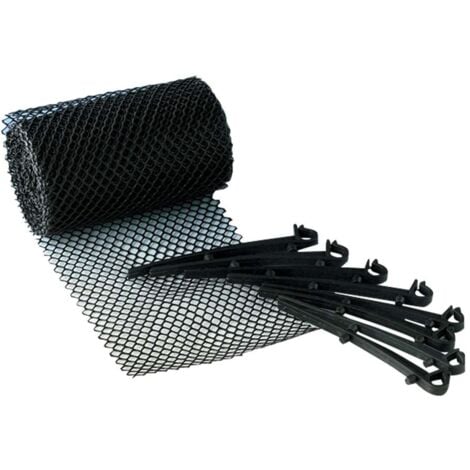 Grillage de Protection Chéneaux et Gouttières - Anti-Feuilles Mortes, 6m